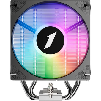  Кулер 1STPLAYER Cryo CY12L Black (CY12L-BK) / 4HPx6mm, single tower, 1x120mm ARGB fan, 750-1900 RPM, 57.6 CFM, 38.2 dBA 