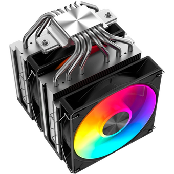  Кулер SAMA A60L (A60-XXWAYXOX-G) (265W, 4-pin PWM, 156.5mm, 6x6mm, ARGB, 2x120mm, 78CFM, 29dBA, 2200RPM, S 1851/1700/1200/115) 