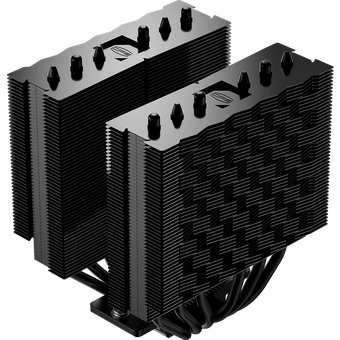  Кулер PcCooler RT620 ARGB BK (250W, 4-pin PWM, 157mm, Al/Cu, 6x6mm, 2x120mm, 73.32CFM, 34.9dBA, 2200RPM, S 1851/1700/1200/115X) 