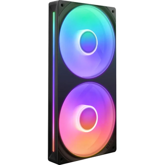  Кулер NZXT F240 RGB Core (RF-U24HF-B1) (120x120x25mm, 4-pin PWM, 75.12CFM, 30dBA, 2400RPM, Black, Single-Frame Fan Unit) 
