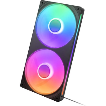  Кулер NZXT F240 RGB Core (RF-U24HF-B1) (120x120x25mm, 4-pin PWM, 75.12CFM, 30dBA, 2400RPM, Black, Single-Frame Fan Unit) 