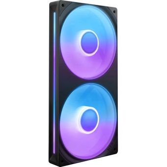  Кулер NZXT F240 RGB Core (RF-U24HF-B1) (120x120x25mm, 4-pin PWM, 75.12CFM, 30dBA, 2400RPM, Black, Single-Frame Fan Unit) 