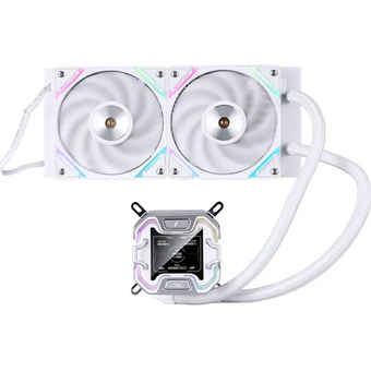  СВО 1STPLAYER X-240 White (X-240-WH) / 2x120mm, ARGB, IPS display 