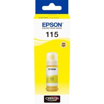  Контейнер EPSON C13T07D44A 115 с жёлтыми чернилами для L8160/L8180 