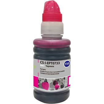  Чернила Cactus CS-I-EPT0733 пурпурный 100мл для Epson St С79/C110/СХ3900/CX4900/CX5900 