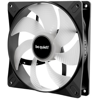 Кулер be quiet! Light Wings LX (BL126) Black 140mm PWM (140x140x25mm, 4-pin ARGB, 56.0CFM, 22.9dBA, 1200RPM) 