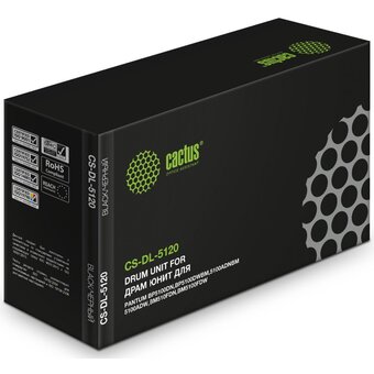  Блок фотобарабана Cactus CS-DL-5120P DL-5120 черный ч/б 30000стр для BM5100ADN/BM5100ADW/BP5100DN/BP5100DW Pantum 