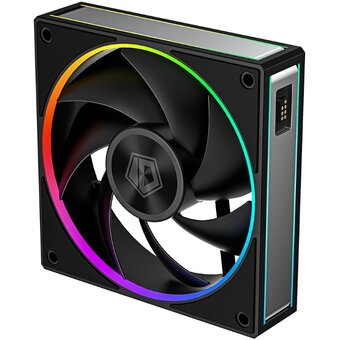  Вентилятор ID-COOLING MF-1230-ARGB-K Trio (3 in 1) 120x120x30мм (PWM, резиновые углы, ARGB, 500-2300об/мин) Box 