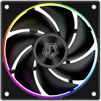  Вентилятор ID-COOLING MF-1230-ARGB-K Trio (3 in 1) 120x120x30мм (PWM, резиновые углы, ARGB, 500-2300об/мин) Box 