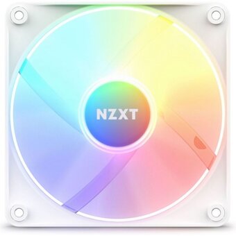  Кулер NZXT F120 RGB Core Triple Pack (RF-C12TF-W1) (120x120x25mm, 4-pin PWM, 78.86CFM, 33.88dBA, 1800RPM, White, 3pcs) 