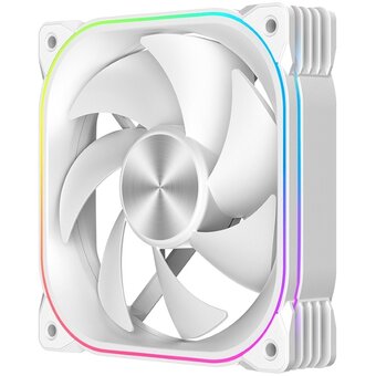  Вентилятор XASTRA FG120W ARGB single pack 120x120x25мм (ARGB, PWM, White) Color Box 