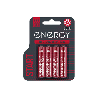  Батарейка солевая Energy Start R03/4B (AAА) 107039 