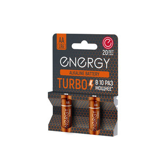  Батарейка алкалиновая Energy Turbo LR6/2B (AА) 107050 