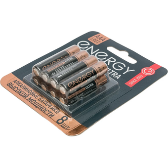  Батарейка алкалиновая Energy Ultra LR03/8B (АAА) 104979 