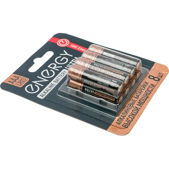  Батарейка алкалиновая Energy Ultra LR03/8B (АAА) 104979 