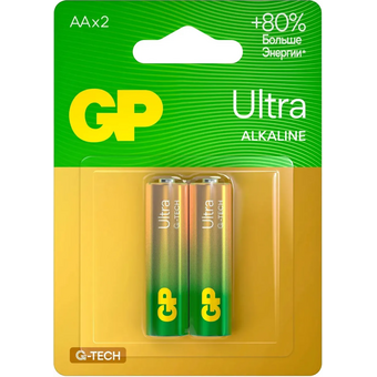  Батарейка GP Ultra Alkaline 15AUA21-2CRSBC2 AA (2шт) 