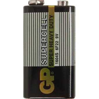  Батарейка GP Supercell 1604S 6F22 9V (1шт) 