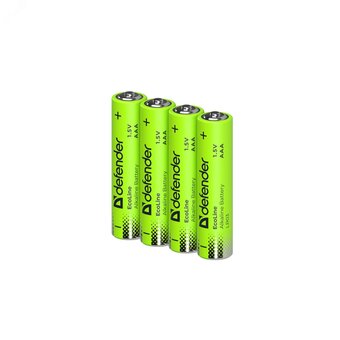  Батарейка алкалиновая DEFENDER LR03-24box ААА EcoLine (56041) 
