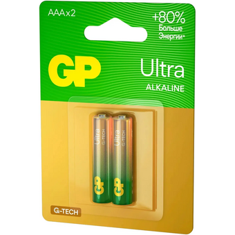  Батарейка GP Ultra Alkaline 24AUA21-2CRSBC4 AAA (4шт) блистер 