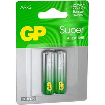  Батарейка GP Super Alkaline 15AA21-2CRSBC2 AA (2шт) блистер 