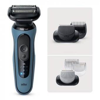  Электробритва Braun 52-A1650s синий/черный 