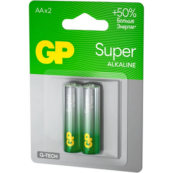  Батарейка GP Super Alkaline 15AA21-2CRSBC2 AA (2шт) блистер 