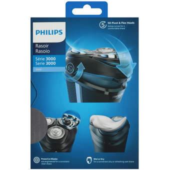  Электробритва Philips S3242/12 черный/серебристый 