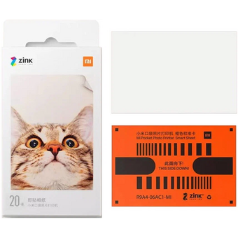  Фотобумага Xiaomi Mi Pocket Print Instant Photo Paper TEJ4019GL (20 листов) 