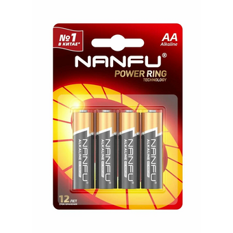  Батарейка Nanfu LR6 4B AA (4шт) 