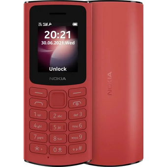  Мобильный телефон NOKIA 106 TA-1564 DS EAC1 (1GF019BPB1C02) Red 