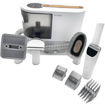  Пылесос Hyundai HYV-Petpro1 белый/коричневый 