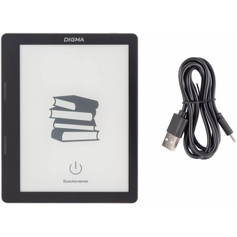  Электронная книга Digma F4 черный 