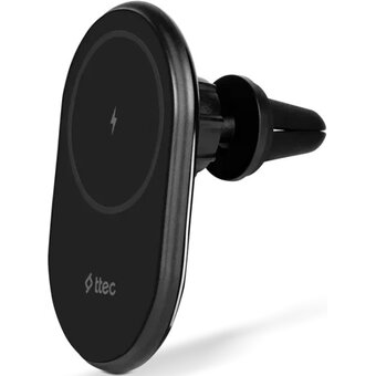  Автодержатель TTEC 2KS33S AirCharger Drive Go MagSafcompt In Car Holder+Charger Black 