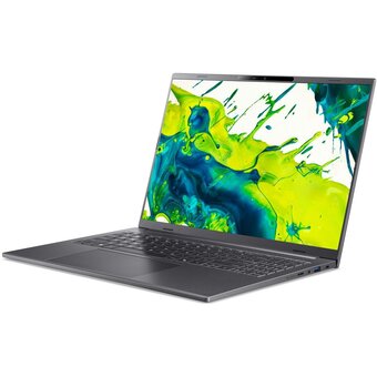  Ноутбук Acer Aspire 16 AI A16-61M-R4BE (NX.JLLCD.005) AMD Ryzen AI 5 330/16Gb/SSD512Gb/16"/IPS/WUXGA/1920x1200/120Hz/NoOS/Grey 
