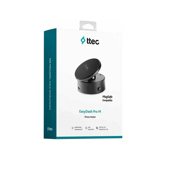  Автодержатель TTEC 2TT40 EasyDash Pro M MagSafe Compatible Phone Holder Black 