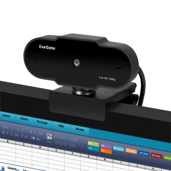  Web камера ExeGate GoldenEye C300 Full HD (EX297682RUS) 