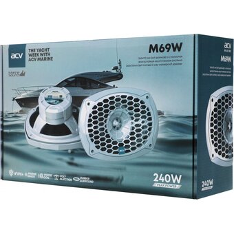  Колонки автомобильные ACV Marine M69 