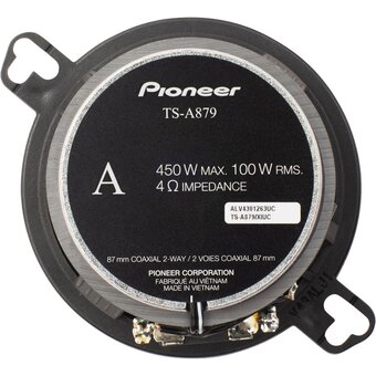  Колонки автомобильные Pioneer TS-A879 (без решетки) 450Вт 85дБ 4Ом 7.6см 