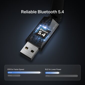  USB-адаптер Mercusys MA550H Bluetooth 5.4 Nano с увеличенным радиусом действия 