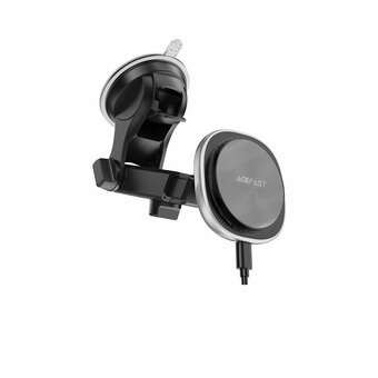  Автодержатель ACEFAST D42 Magnetic Wireless Charging Car Holder For Dashboard Silver 