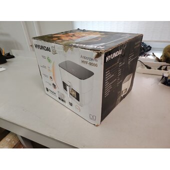  УЦ Аэрогриль Hyundai HYF-9086 сливочный/черный (плохая упаковка, б/у, нет документации, замена датчика температуры) 