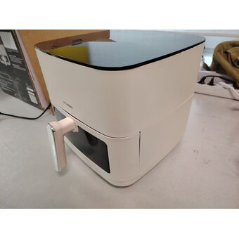  УЦ Аэрогриль Hyundai HYF-9086 сливочный/черный (плохая упаковка, б/у, нет документации, замена датчика температуры) 