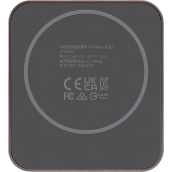  Внешний SSD Transcend ESD420C (TS2TESD420C), 2TB, USB 20Gbps, Type C, Magsafe, Серый 