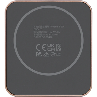  Внешний SSD Transcend ESD420C (TS2TESD420G), 1TB, USB 20Gbps, Type C, Magsafe, Золото 