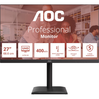  Монитор AOC U27E4CV Black 