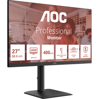  Монитор AOC U27E4CV Black 