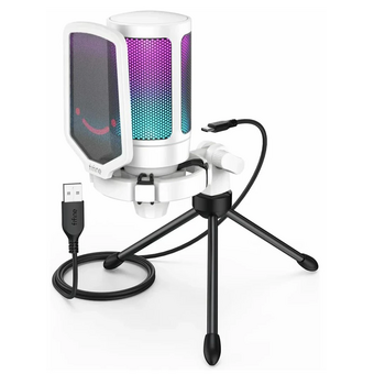  Микрофон Fifine A6VW белый 