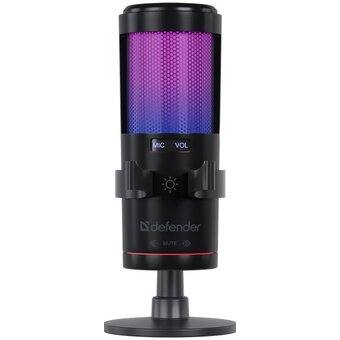  Микрофон DEFENDER Impulse GMC 400 (64240) USB, RGB, провод 2м 