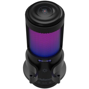  Микрофон DEFENDER Impulse GMC 400 (64240) USB, RGB, провод 2м 