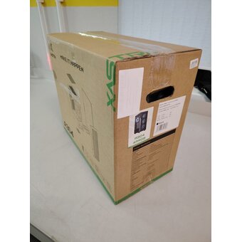  УЦ Корпус XASTRA A304 4ARGB Black (A304-4FC12A) ATX/Mesh/half-size TG/4x120mm ARGB FC fans (плохая упаковка, вмятина возле установки БП) 